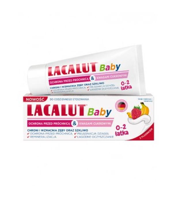 Lacalut Baby pasta do zębów 0-2 latka, 55 ml