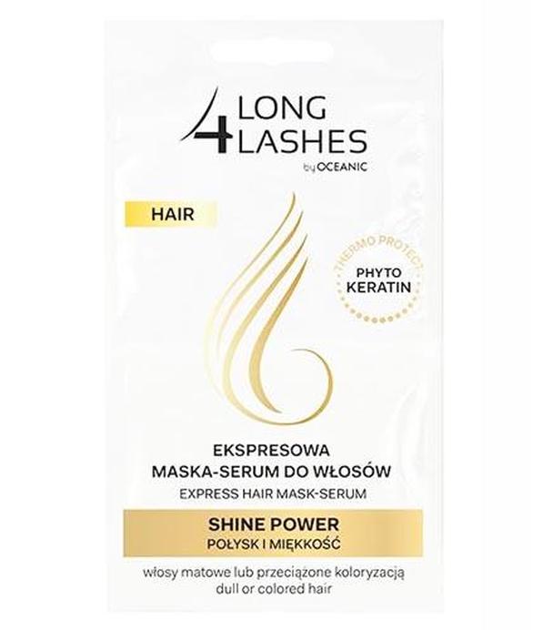 LONG 4 LASHES HAIR Maska-serum do włosów połysk i miękkość, 2 x 6 ml