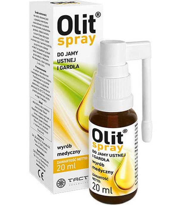 OLIT Spray do jamy ustnej i gardła - 20 ml