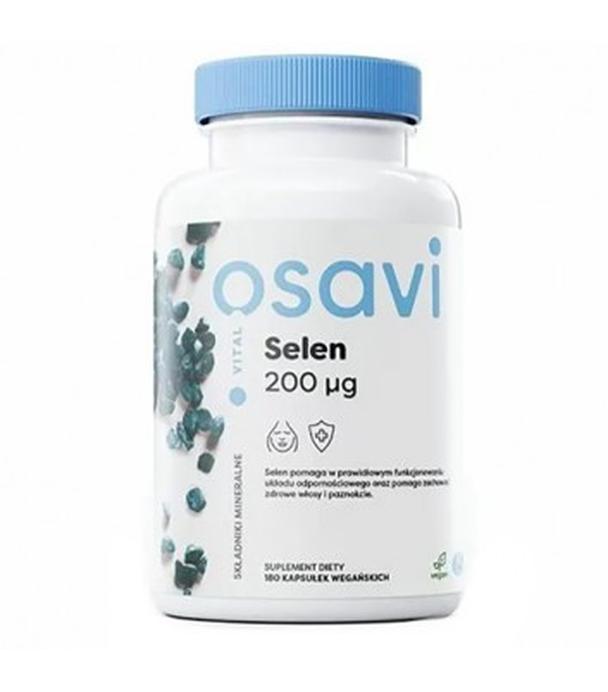 Selen 200 mcg, 180 vegan kaps., cena, opinie, wskazania