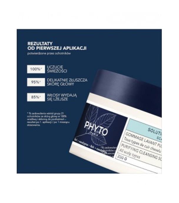 Phyto Solution Cuir Chevelu Scalp Solution Oczyszczający peeling myjący do skóry głowy, 200 g