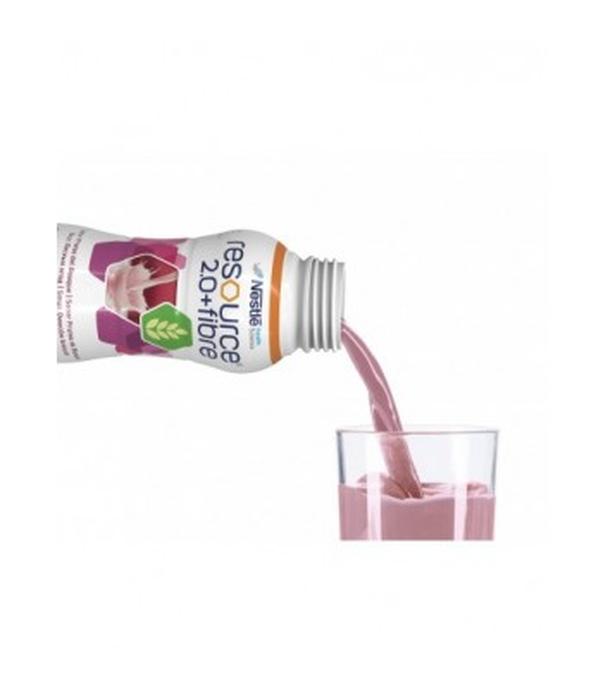 Resource 2.0+Fibre, płyn o smaku owoców leśnych, 4 x 200 ml