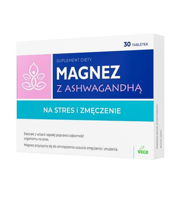 Nature Pharm Magnez z ashwagandą, 30 sztuk