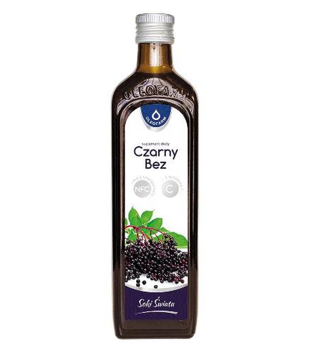 Oleofarm Sok Czarny bez z witaminą C, 490 ml, cena, opinie, wskazania - ważny do 2025-10-31