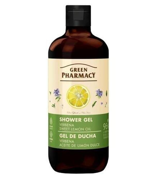 Green Pharmacy Żel pod prysznic Werbena i Olejek ze słodkiej cytryny, 500 ml