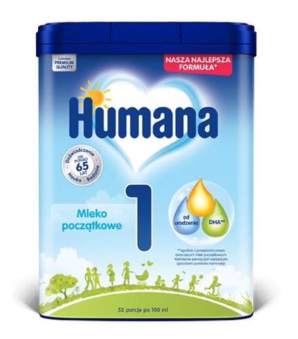 HUMANA 1 HMO Mleko początkowe, 750 g