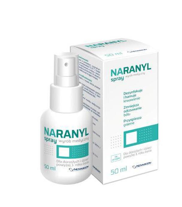 Novascon Naranyl Spray, 50 ml, cena, opinie, właściwości