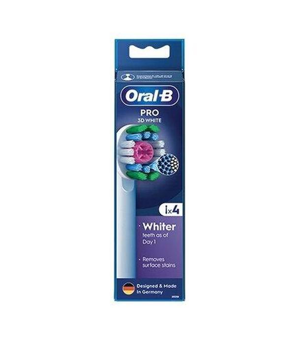 Oral-B Pro 3D White Końcówki do szczoteczek elektrycznych, 4 sztuki