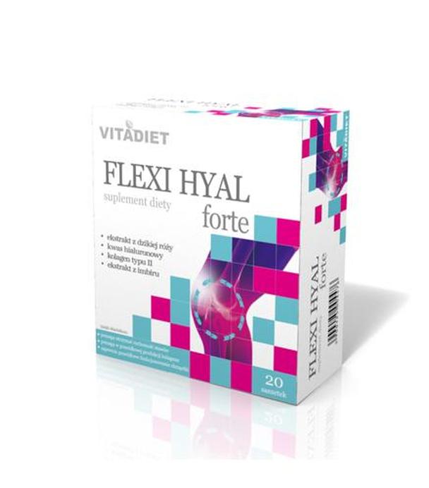 VITADIET Flexi Hyal forte - 20 sasz. - ważny do 2025-09-30