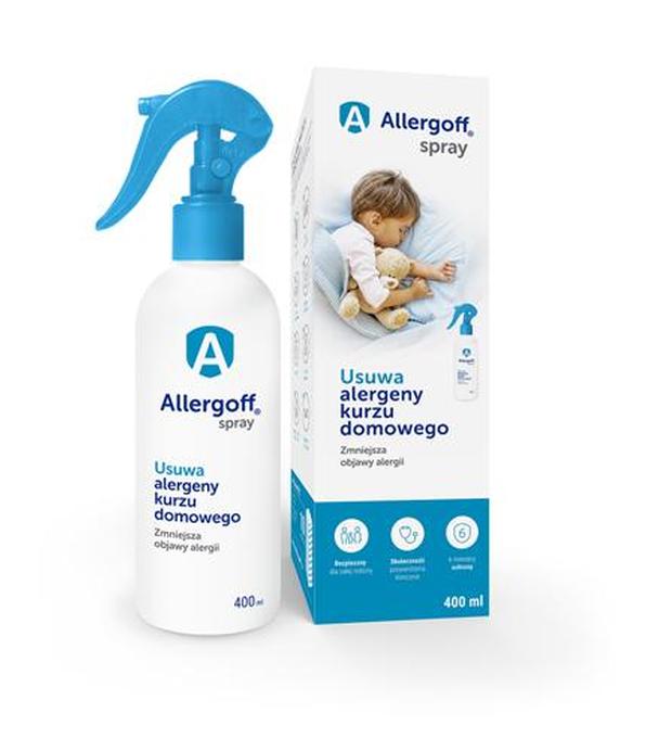 ALLERGOFF SPRAY Neutralizator alergenów kurzu domowego, 400 ml
