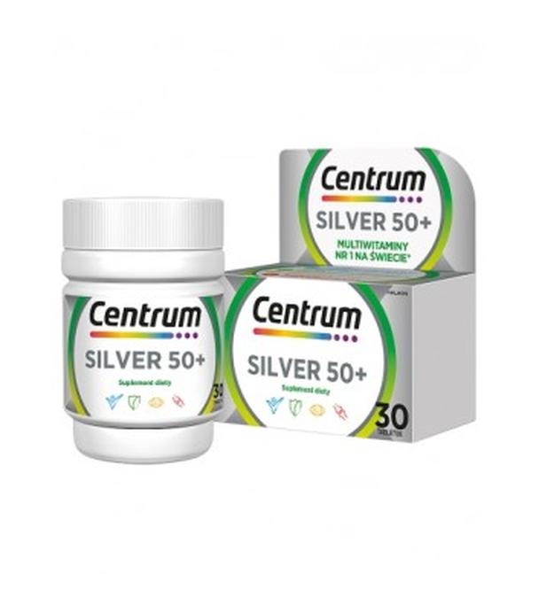 CENTRUM SILVER 50+ Formuła Multiefekt, 30 tabletek