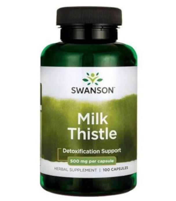 SWANSON Full Spectrum Milk Thistle 500 mg - 100 kaps.