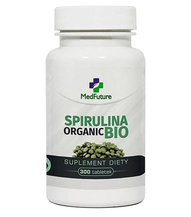 MedFuture Spirulina Organic Bio, 300 tabl. na odchudzenie i osłabienie cena, opinie, skład
