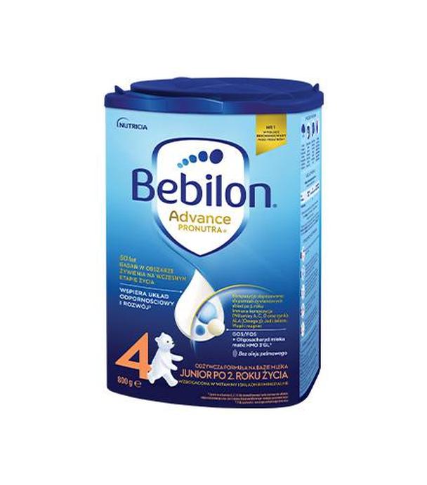 Bebilon 4 Advance Pronutra Junior, odżywcza formuła na bazie mleka po 2. roku życia, 800 g - ważny do 2025-07-05