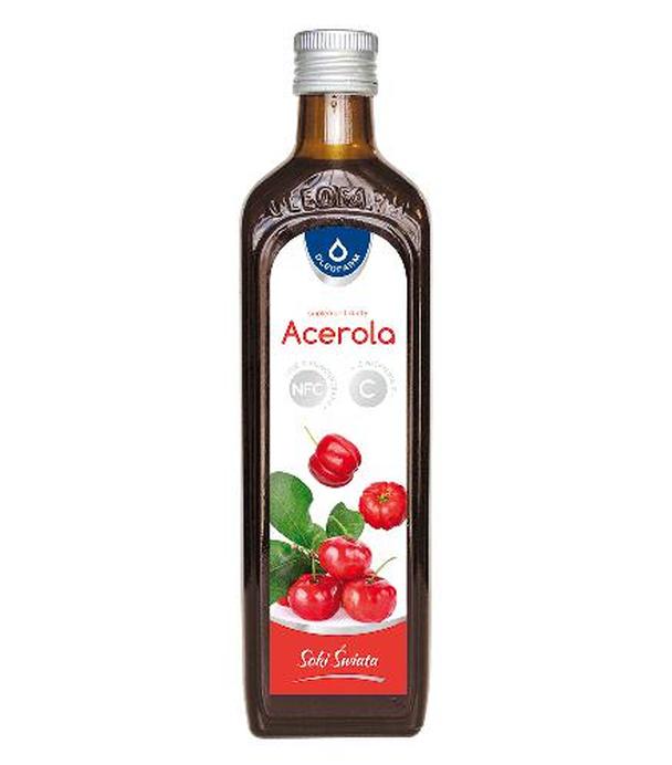 Oleofarm Sok Acerola z witaminą C, 490 ml, cena, wskazania, opinie - ważny do 2025-09-30