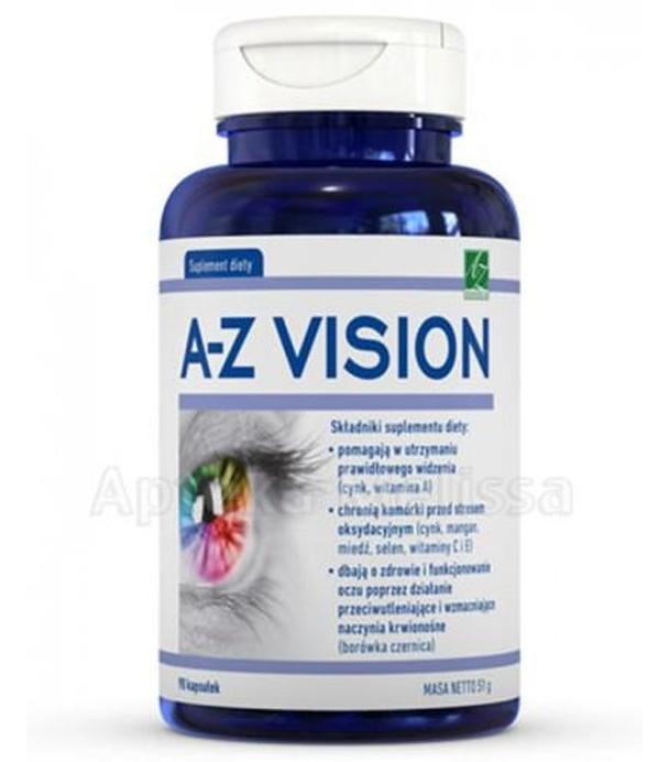 A-Z VISION Preparat łagodzący zmęczenie oczu - 90 kaps.
