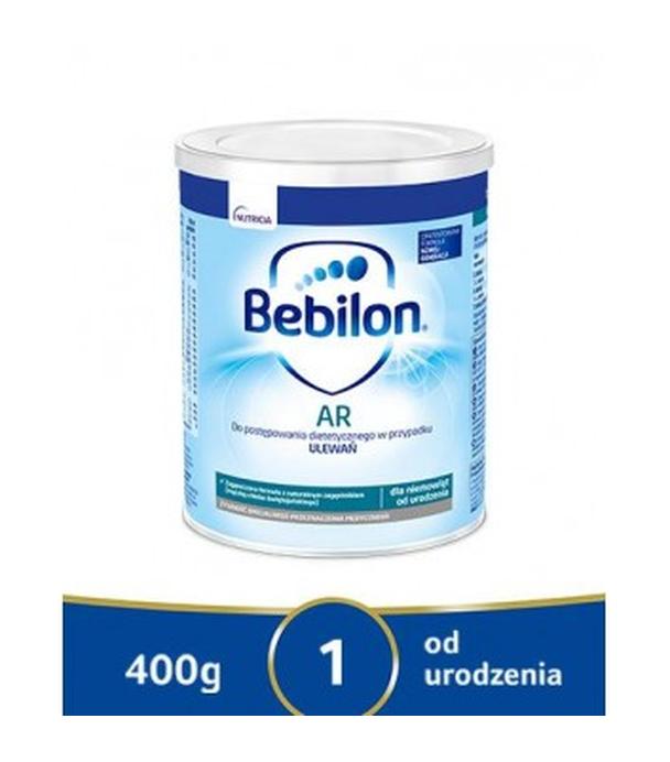 Bebilon AR, mleko początkowe przeciw ulewaniom od urodzenia, 400 g