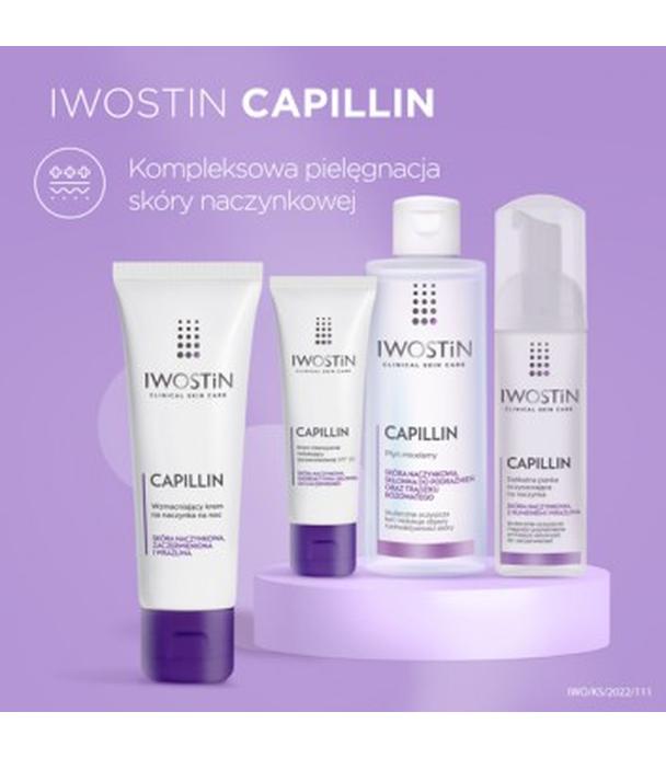 IWOSTIN CAPILLIN Wzmacniający krem na naczynka na noc - 40 ml