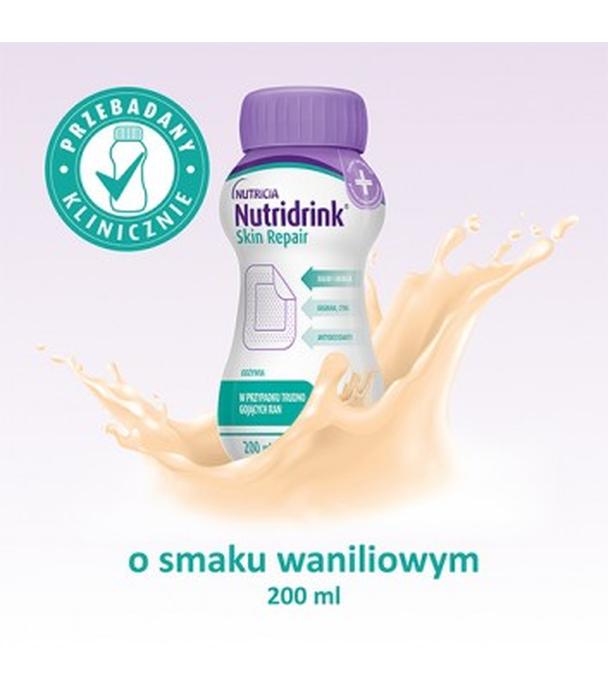 Nutridrink Skin Repair, napój o smaku wanilia, 4 x 200 ml - ważny do 2025-09-17