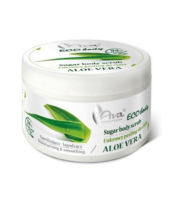 Ava Eco Body Aloe Vera Cukrowy peeling do ciała - 250 g - cena, opinie, właściwości
