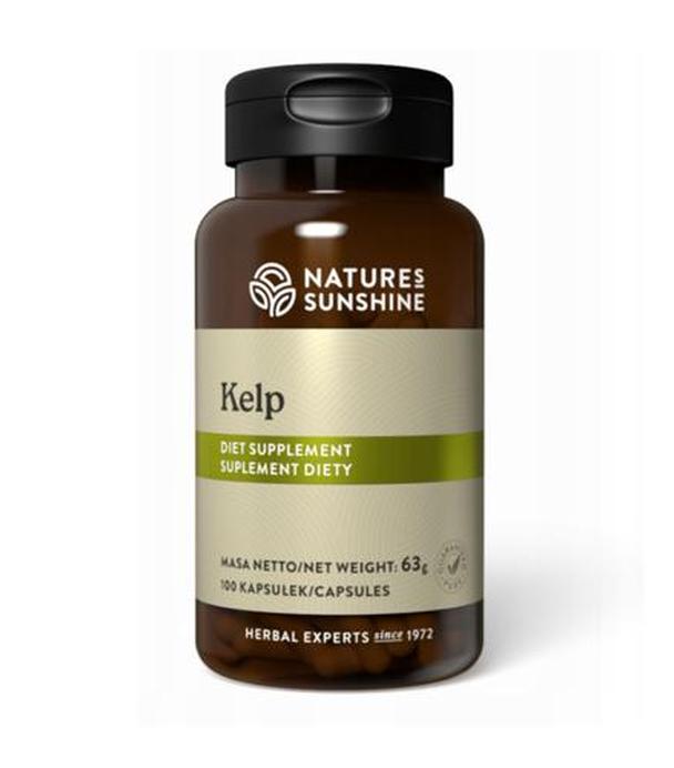 NATURE'S SUNSHINE Kelp 630 mg, 100 kapsułek