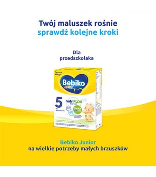 Bebiko Junior 4 NUTRIflor Expert, odżywcza formuła na bazie mleka, powyżej 2. roku życia, proszek, 600 g