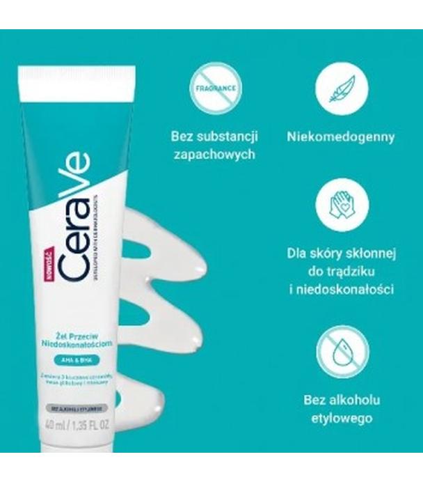 CeraVe, żel przeciw niedoskonałościom, 40 ml