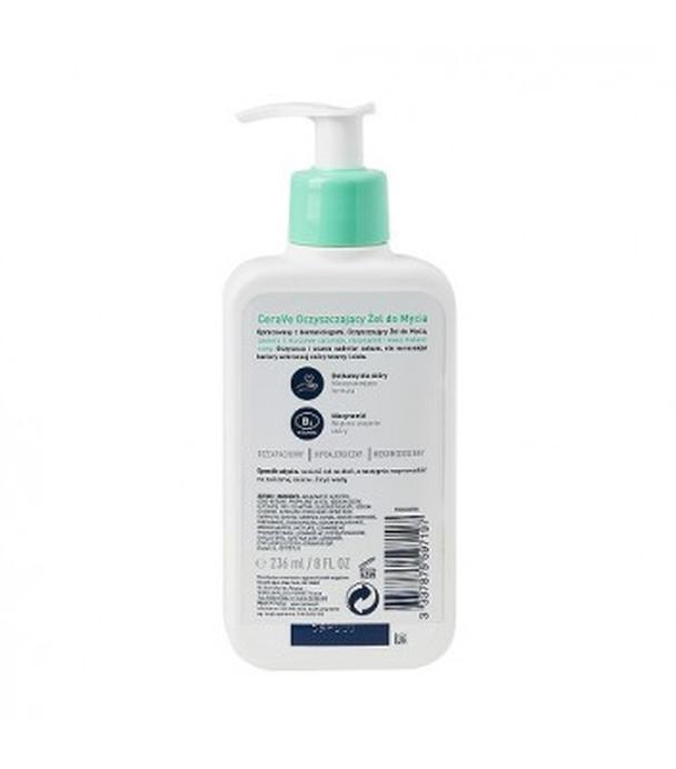 CERAVE Oczyszczający Żel do Mycia z ceramidami dla skóry normalnej i tłustej, 236 ml