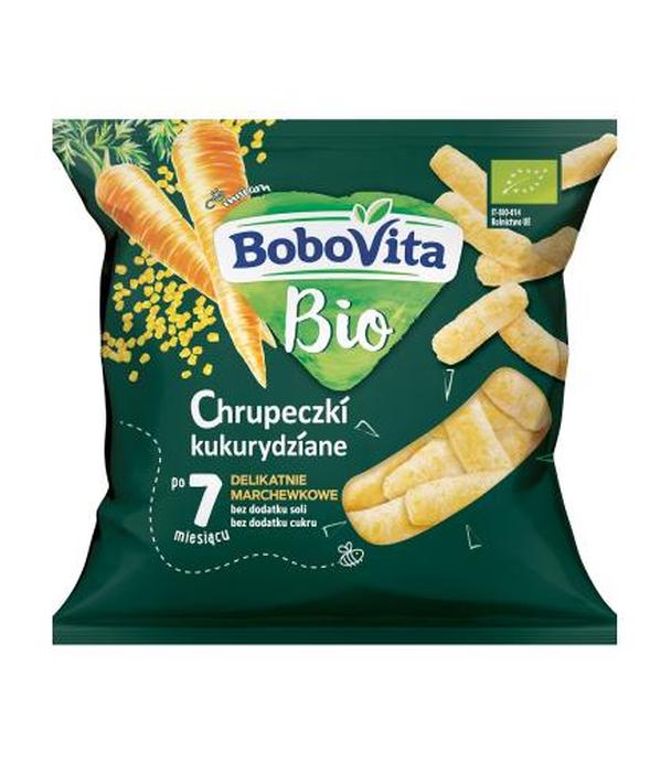 BoboVita Bio Chrupeczki kukurydziane delikatnie marchewkowe po 7 m-cu - 20 g - cena, opinie, właściwości