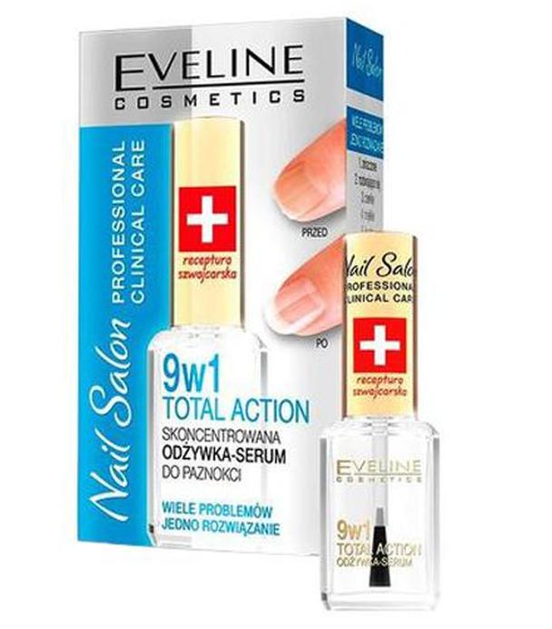 Eveline Cosmetics 9w1 Skoncentrowana odżywka - serum do paznokci - 12 ml - cena, opinie, skład
