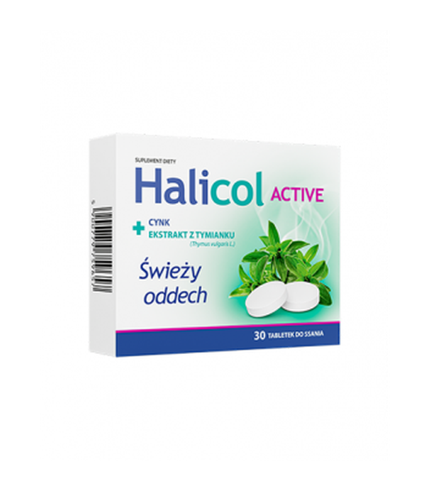 Nature Pharm, Halicol Active, 30 tabletek do ssania