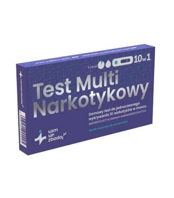 Samsiezbadaj.pl, Test Multi narkotykowy 10w1, 1 sztuka
