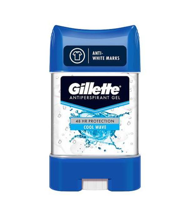 Gillette Antiperspirant Gel Cool Wave Antyperspirant w żelu dla mężczyzn, 70 ml, cena, opinie, właściwości
