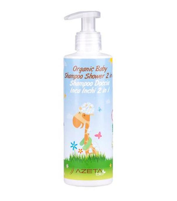 AZETA BIO Organiczny płyn 2w1 do mycia ciała i włosów dla dzieci, 200 ml