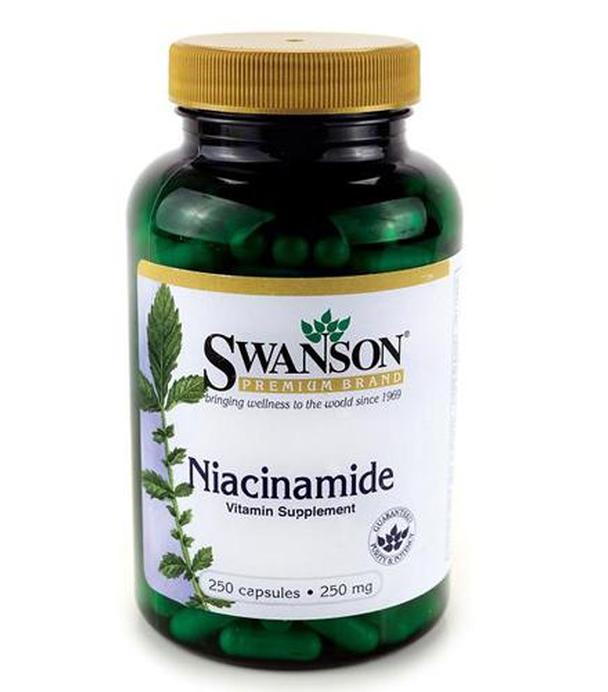 SWANSON Niacinamide 250 mg, 250 kapsułek