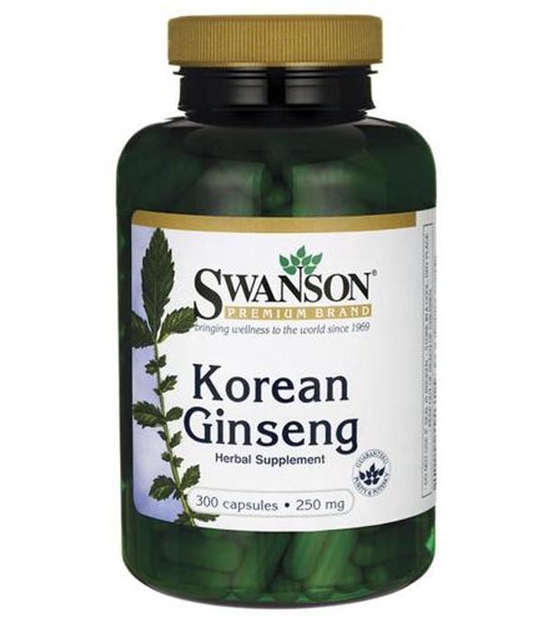 SWANSON Ginseng żeń-szeń 250 mg - 300 kapsułki