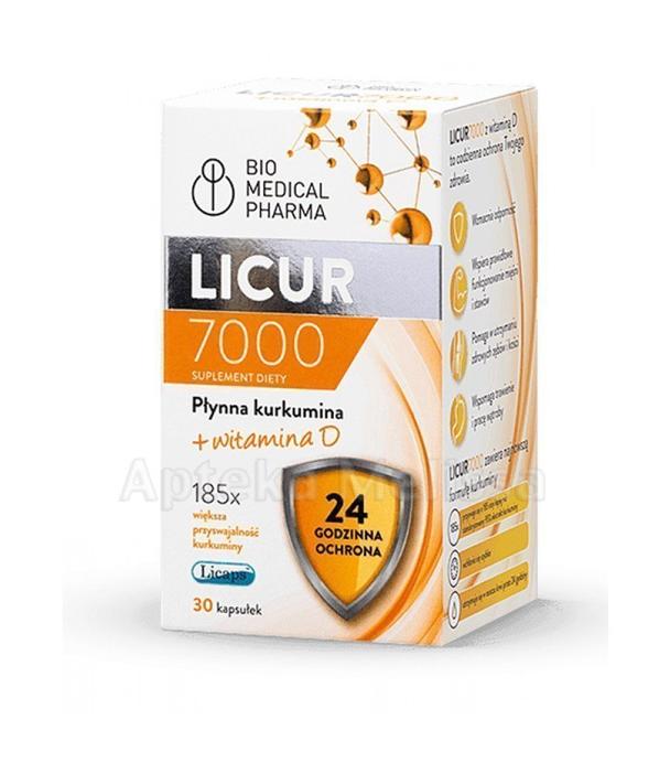 Licur7000 + witamina D, kapsułki, 30 sztuk