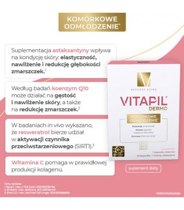 Vitapil Dermo Komórkowe Odmłodzenie, kapsułki, 30 sztuk