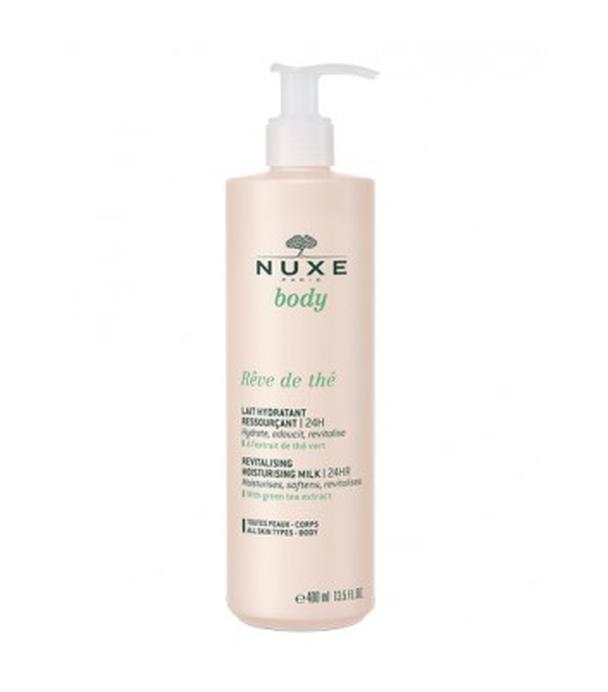 Nuxe Body Reve de The Rewitalizujące mleczko nawilżające, 400 ml, cena, opinie, skład
