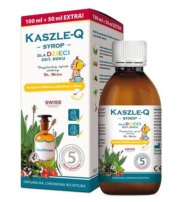 KASZLE-Q syrop dla dzieci, 150 ml