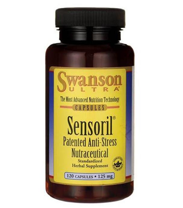 SWANSON Sensoril Patented Anti-stress Nutraceutical Ashwagandha - 120 kaps. Na stres i zmęczenie - cena, opinie, stosowanie