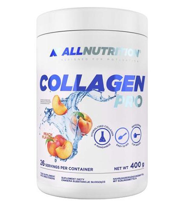 Allnutrition Collagen Pro Kolagen w proszku o smaku brzoskwiniowym - 400 g - cena, opinie, dawkowanie