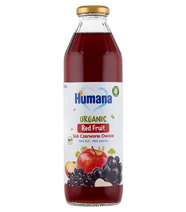 Humana Organic Sok Czerwone owoce 100% - 750 ml - cena, opinie, wskazania