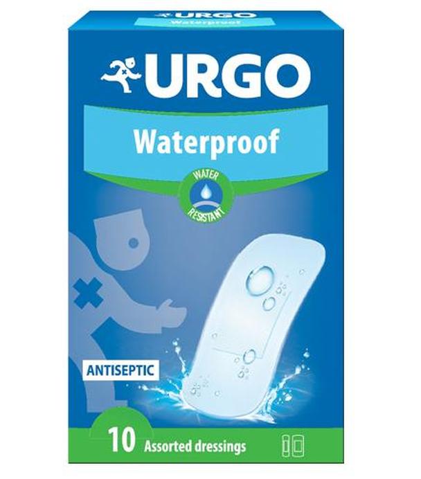 URGO WATERPROOF Plastry wodoodporne, 10 sztuk