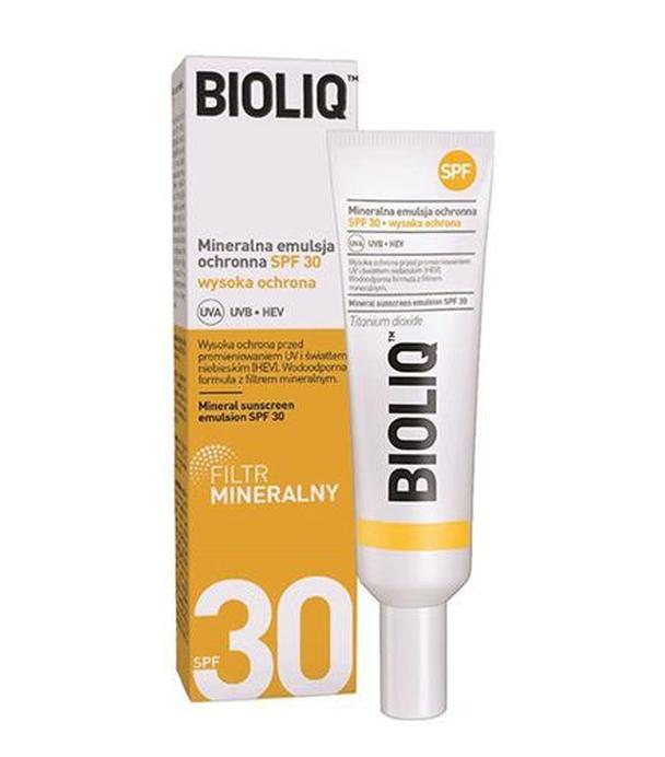 Bioliq SPF Mineralna Emulsja ochronna SPF 30, 30ml, cena, opinie, skład  - ważny do 2025-06-30