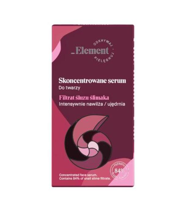 Vis Plantis Element Filtrat śluzu ślimaka przeciw oznakom starzenia serum do twarzy - 30 ml - cena, opinie, właściwości