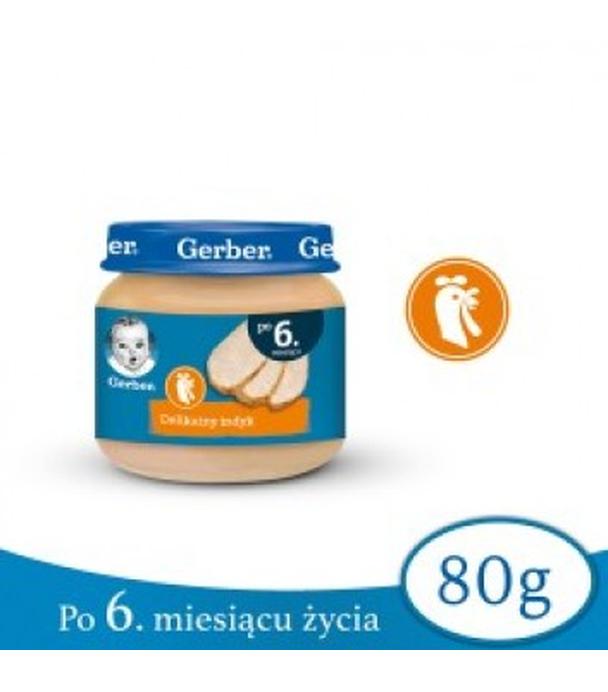GERBER Obiadek delikatny indyk po 6. miesiącu - 80 g - cena, opinie, skład