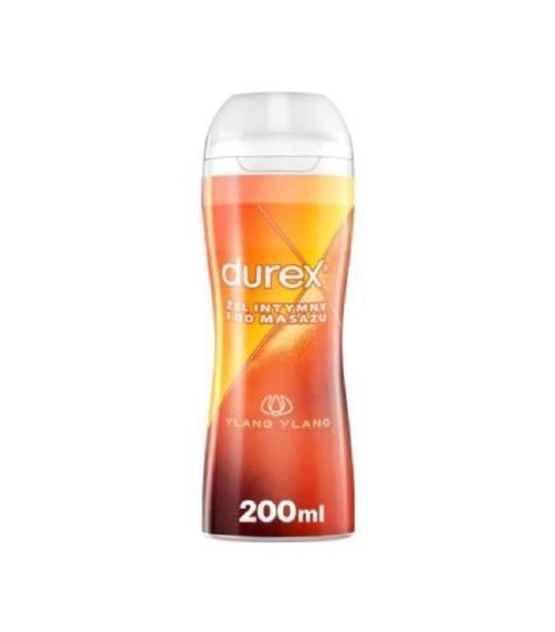 DUREX PLAY MASSAGE 2w1 Zmysłowy nawilżający żel intymny i do masażu z uwodzicielskim kwiatem ylang ylang - 200 ml