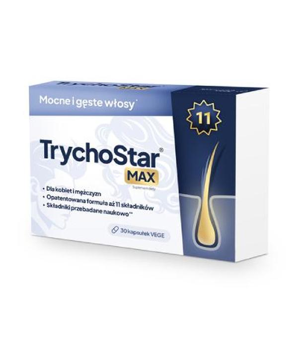 TrychoStar Max, kapsułki wegetariańskie, 30 sztuk