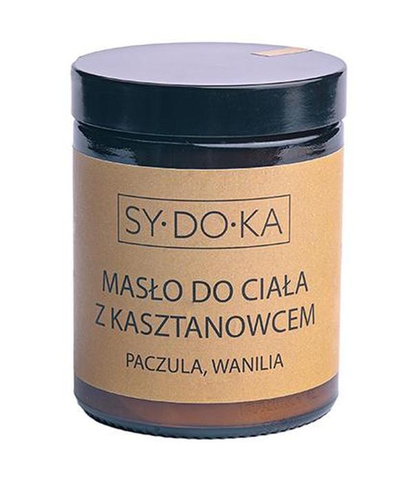 Sydoka Masło do ciała z kasztanowcem - Paczula, wanilia, 180 ml